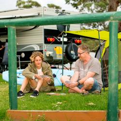 Powered Tent Sites offer unrestricted views of the spectacular night sky